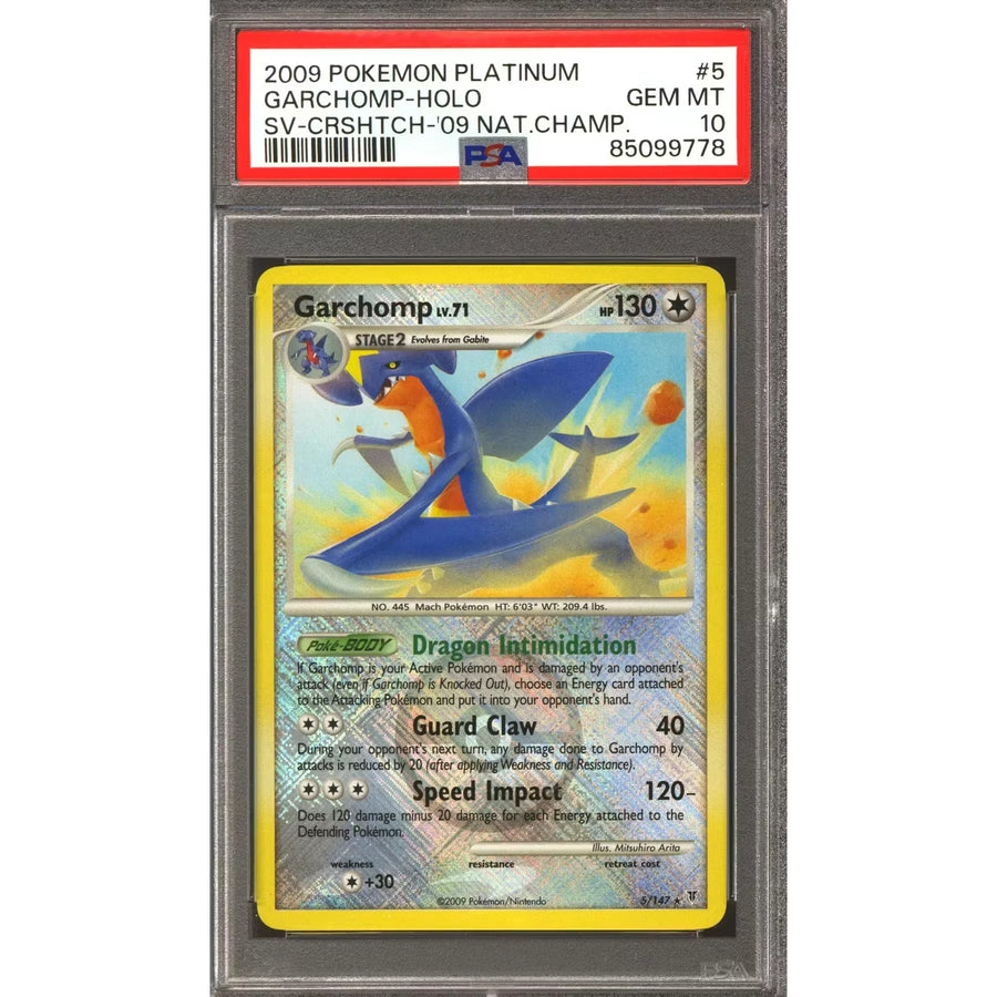 Pokemon 2009 National Championship Garchomp 5/147 | PSA 10 Gem Mint