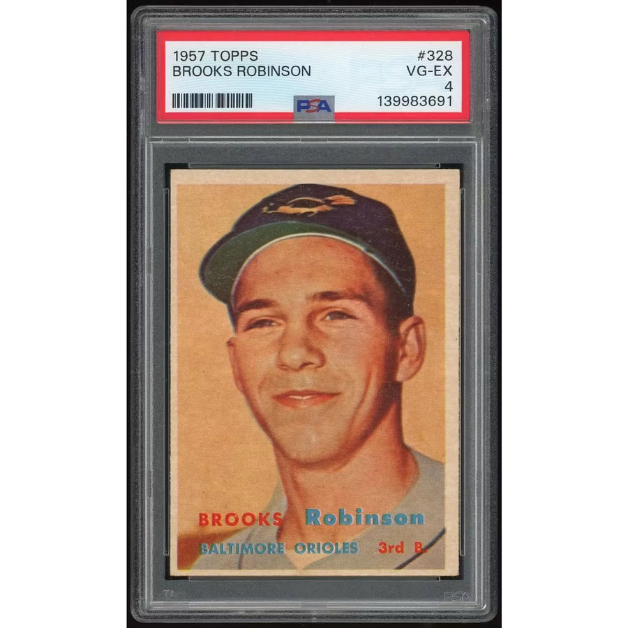 Brooks Robinson 1957 Topps #328 Rookie Card | PSA 4