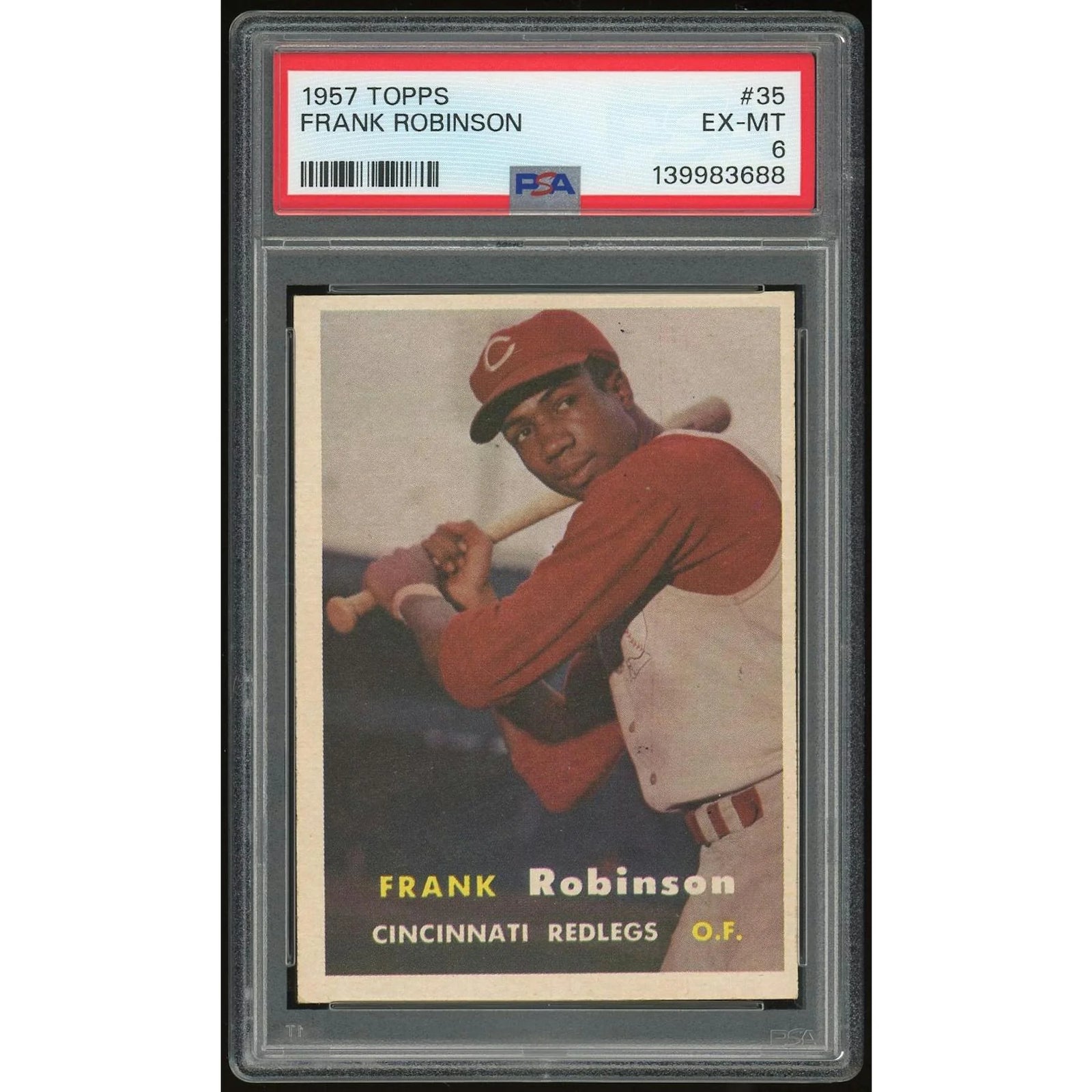 Frank Robinson 1957 Topps #35 Rookie Card | PSA 6