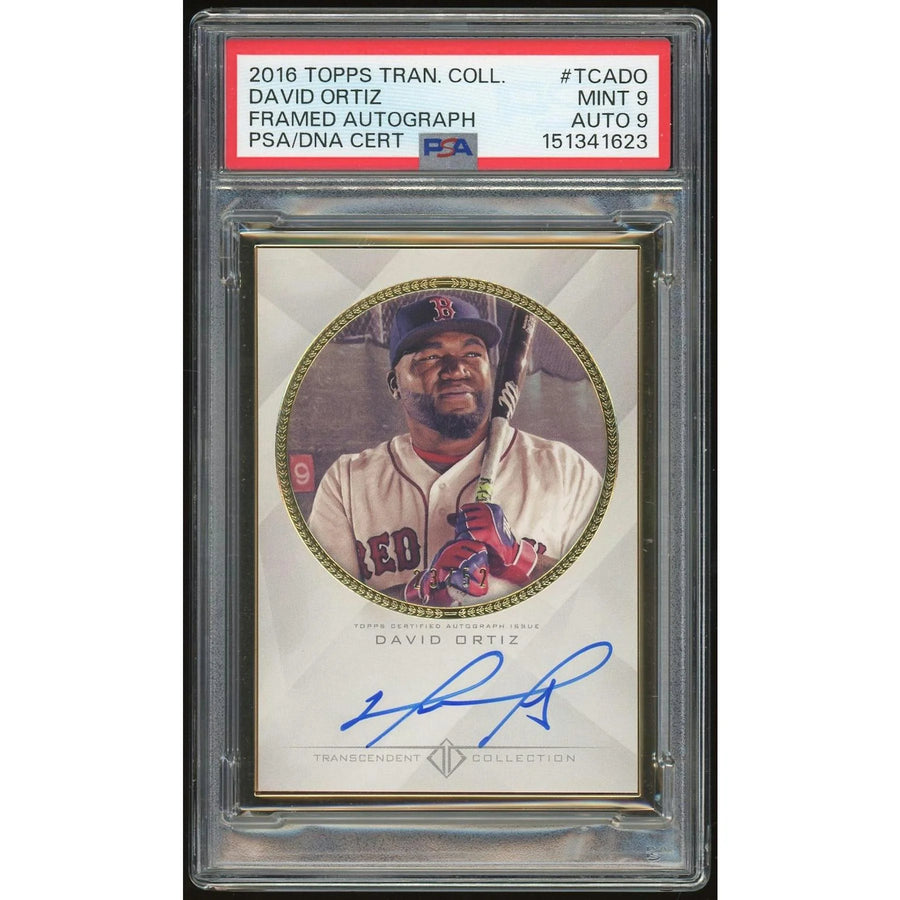David Ortiz Signed 2016 Topps Transcendent Card | PSA 9 Auto