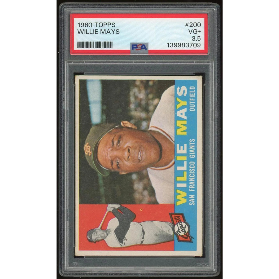 Willie Mays 1960 Topps #200 Baseball Card | PSA 3.5
