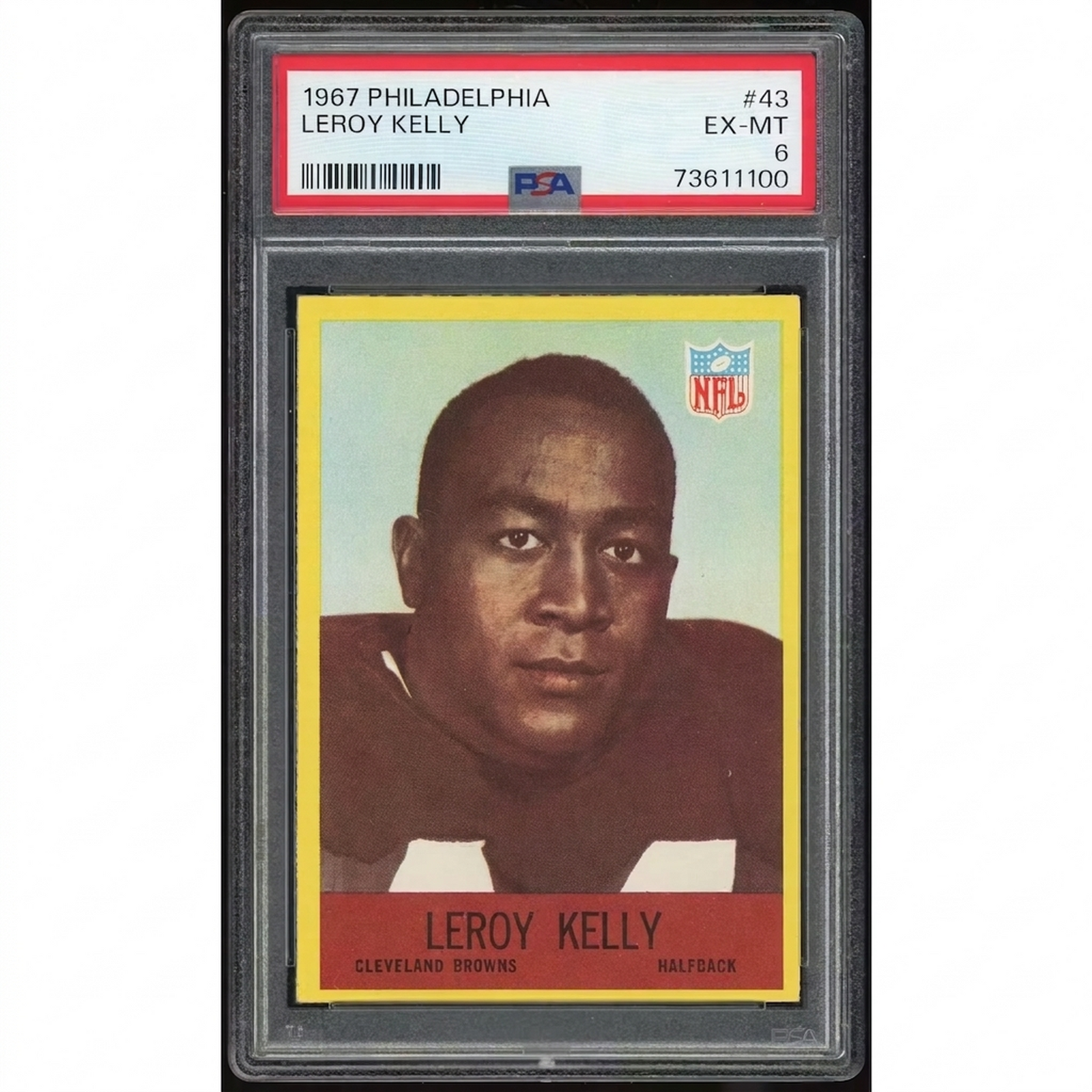 Leroy Kelly 1967 Philadelphia Rookie Card | PSA 6