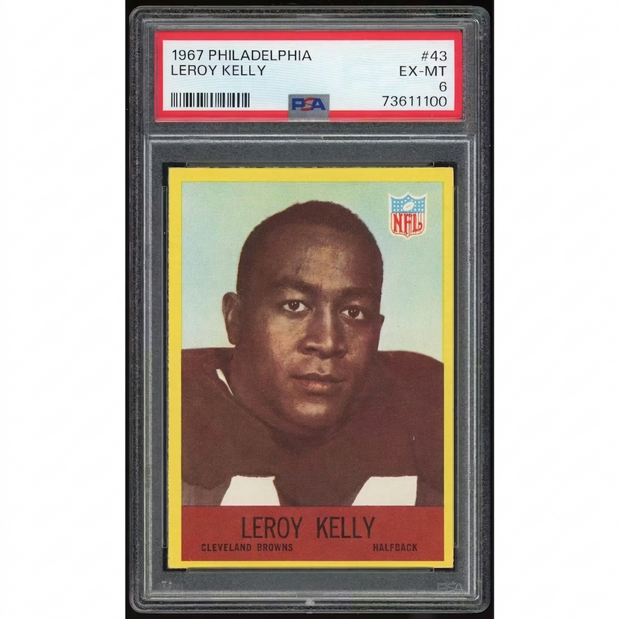 Leroy Kelly 1967 Philadelphia Rookie Card | PSA 6
