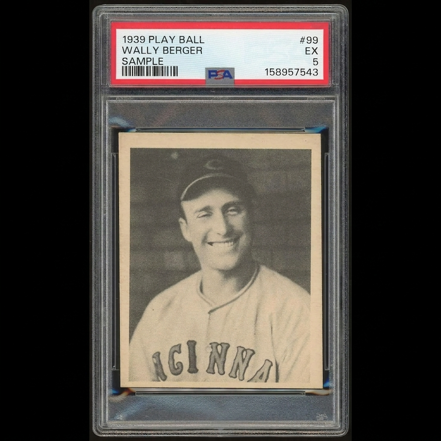 1939 Play Ball #99 Wally Berger | PSA 5 Sample