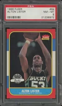 Ricky Pierce 1986-87 Fleer Basketball Rookie Card #87 | PSA 8 NM-MT
