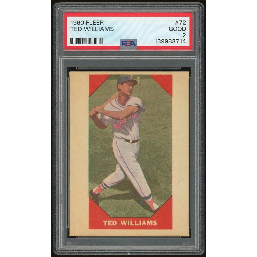 Ted Williams 1960 Fleer #72 Card | PSA 2