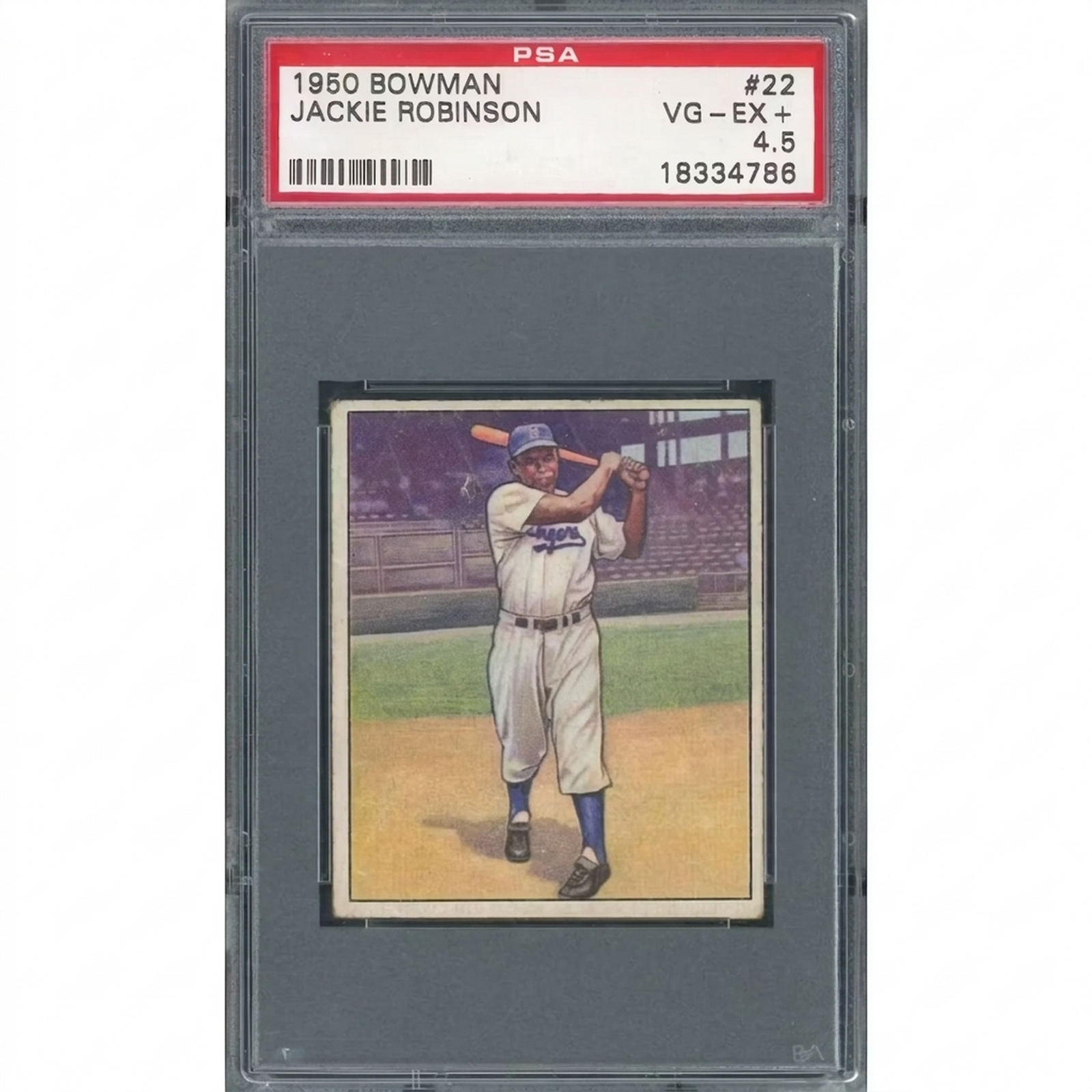 Jackie Robinson 1950 Bowman #22 Card | PSA 4.5