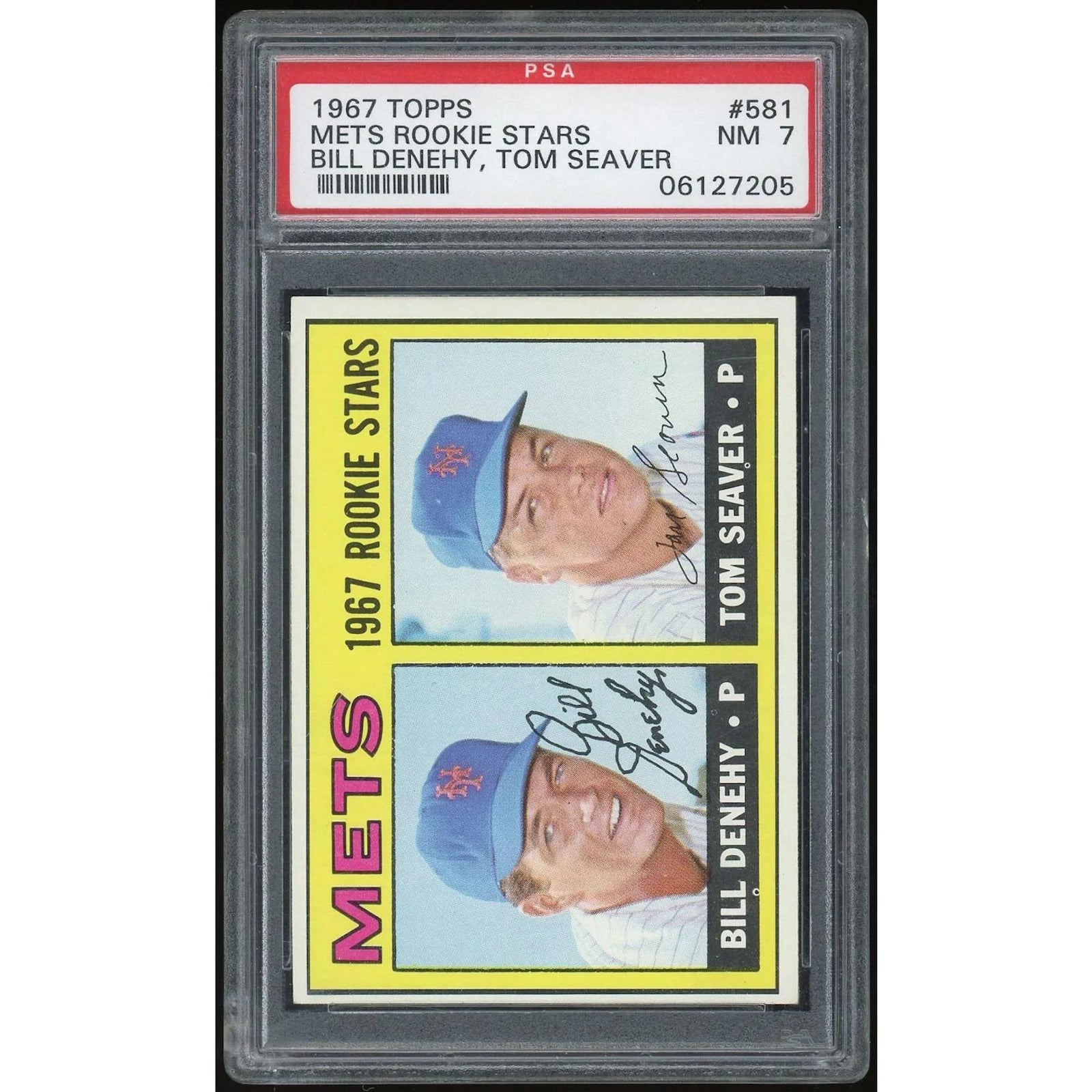 Tom Seaver 1967 Topps #581 Rookie Card | PSA 7