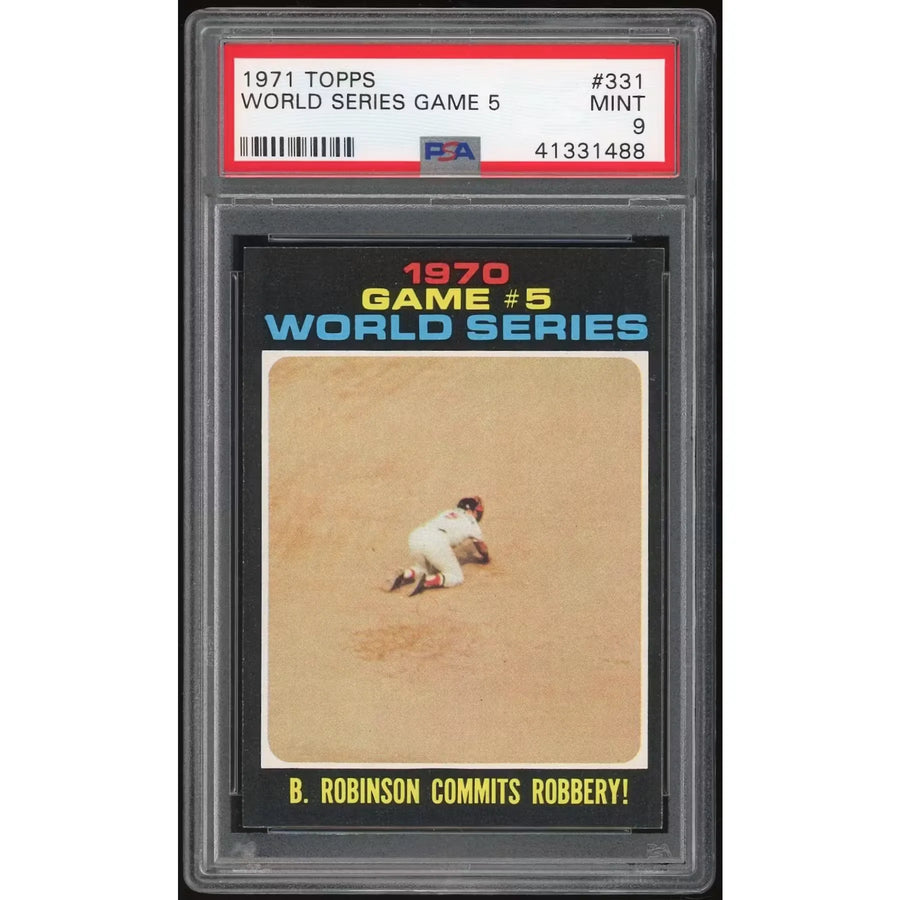 1971 Topps #331 World Series Game 5 | PSA 9