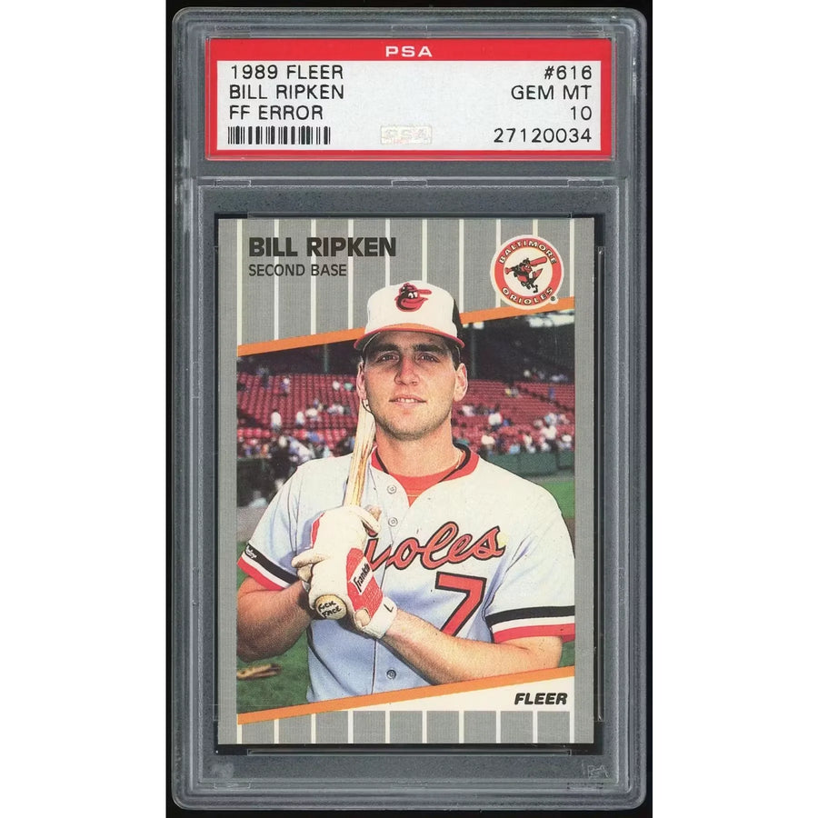 Billy Ripken 1989 Fleer #616 FF | PSA 10 Graded