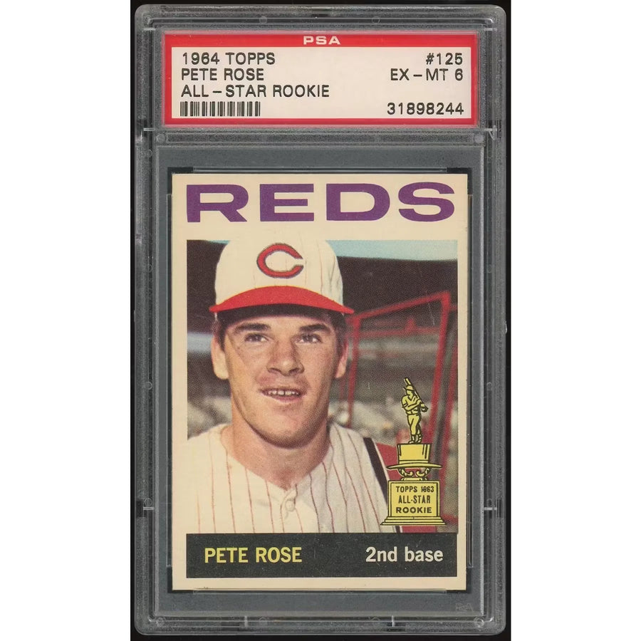 1964 Topps #125 Pete Rose Baseball Card | PSA 6