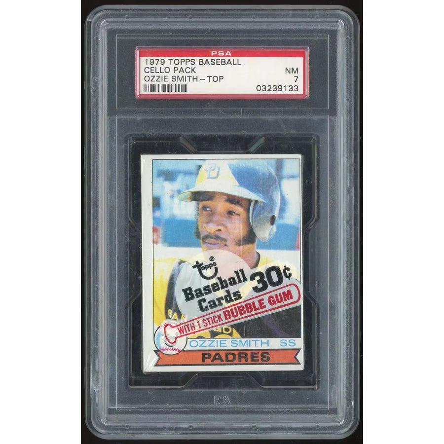 1979 Topps Baseball Cello Pack | PSA 7 Ozzie Smith Top