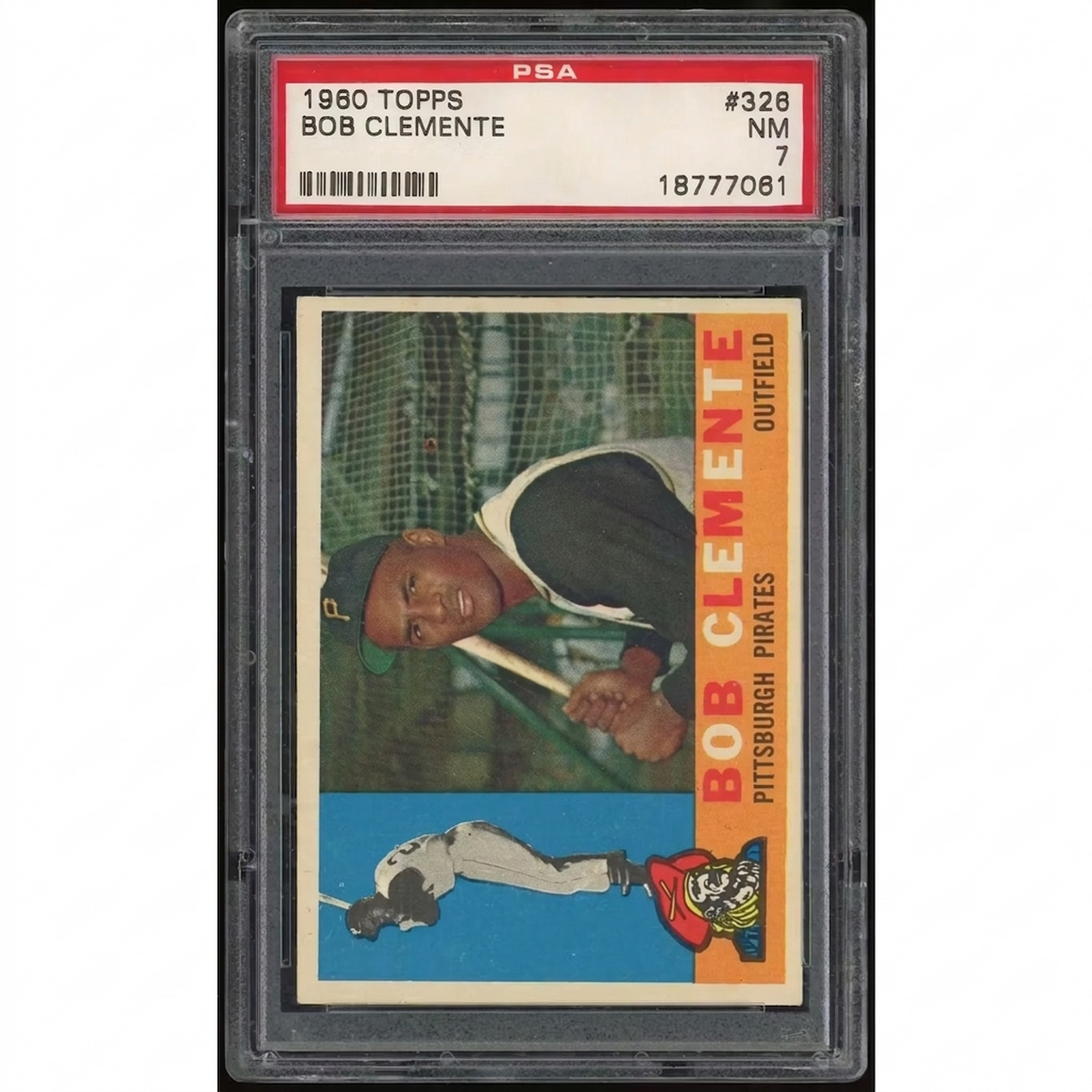 Roberto Clemente 1960 Topps #326 Card | PSA 7