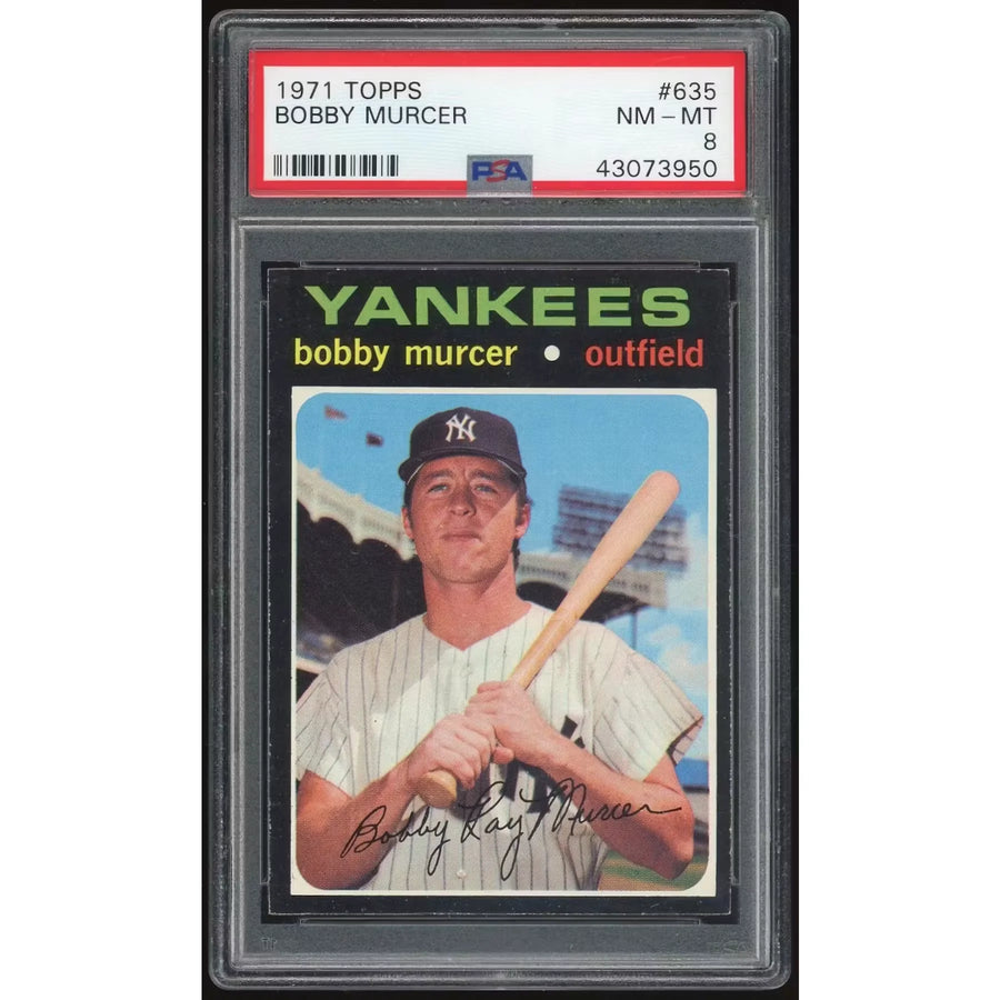 Bobby Murcer 1971 Topps #635 | PSA 8