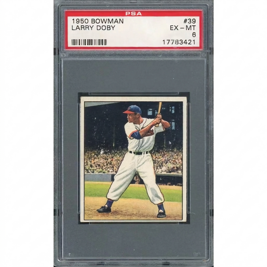 Larry Doby 1950 Bowman #39 Baseball Card | PSA 6