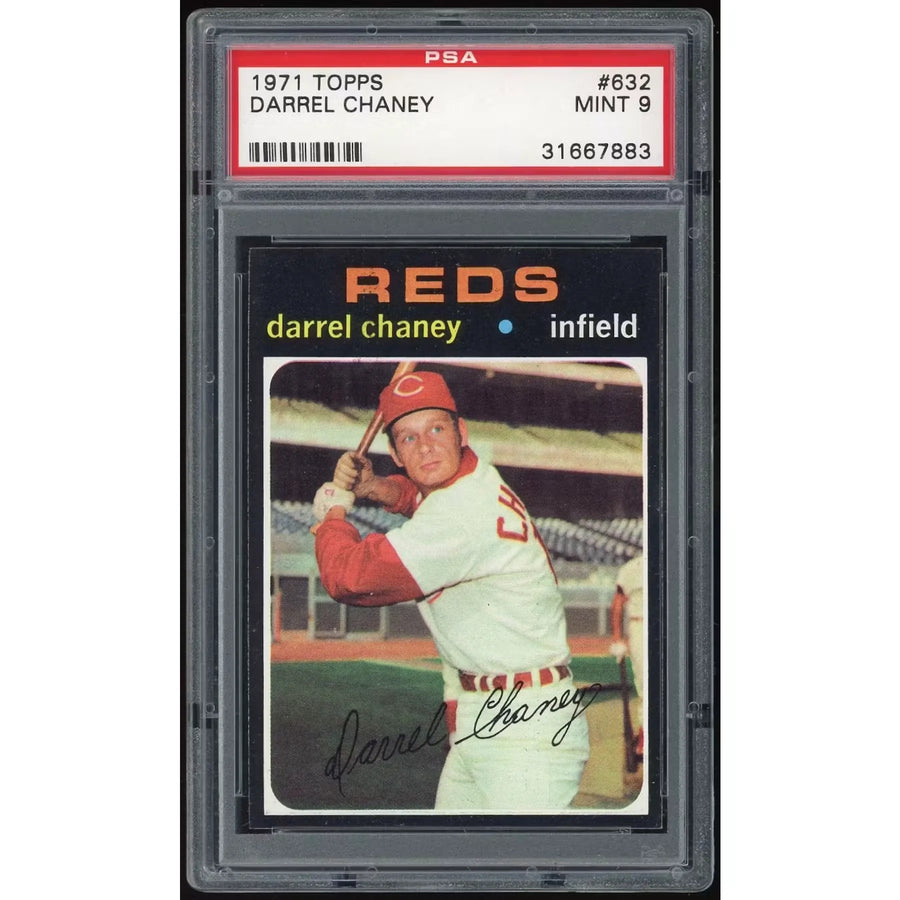 Darrel Chaney 1971 Topps #632 Baseball Card | PSA 9