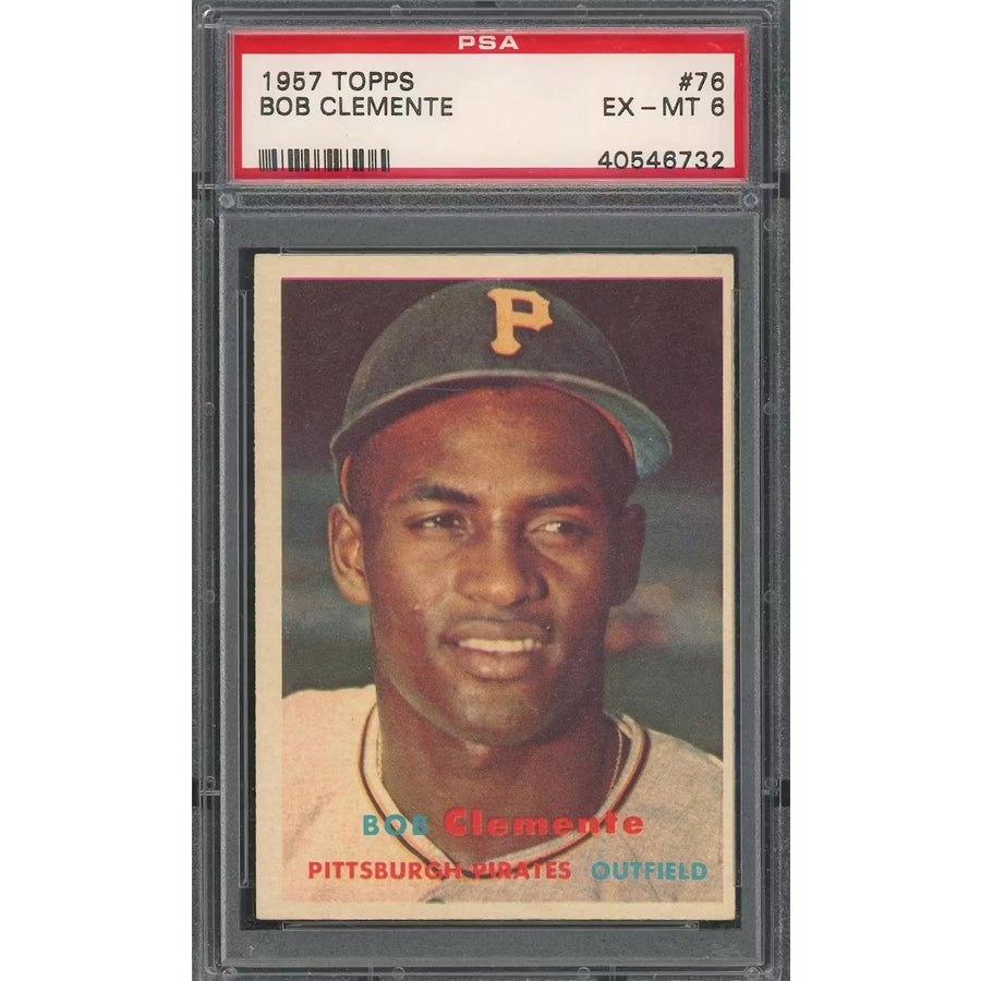 Roberto Clemente 1957 Topps #76 Baseball Card | PSA 6