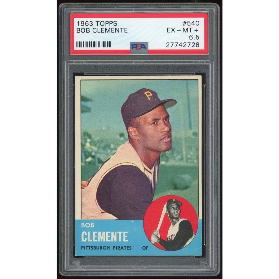 Roberto Clemente 1963 Topps #540 Card | PSA 6.5