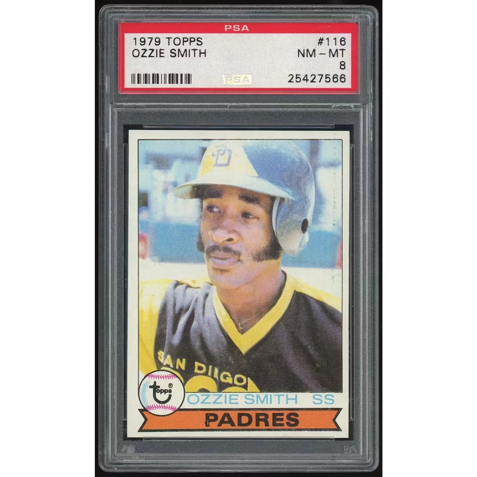 Ozzie Smith 1979 Topps #116 Rookie Card | PSA 8