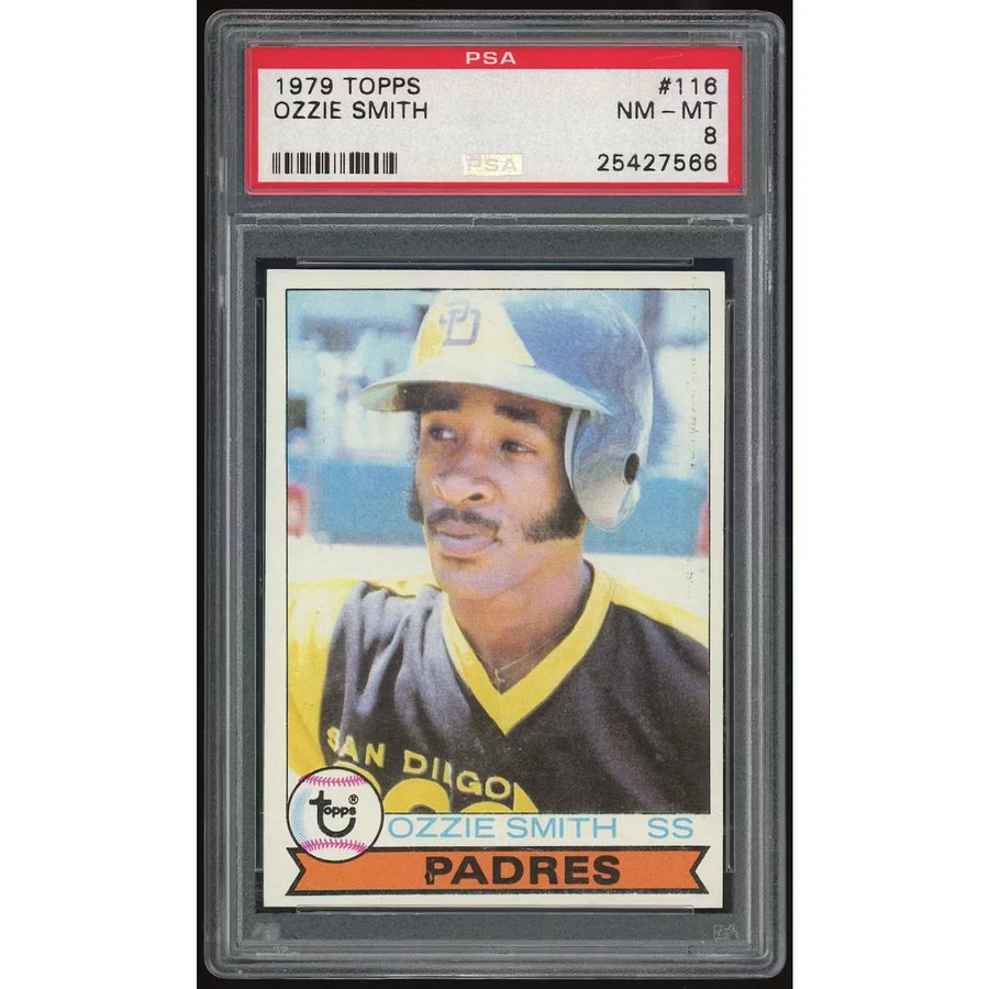 Ozzie Smith 1979 Topps #116 Rookie Card | PSA 8