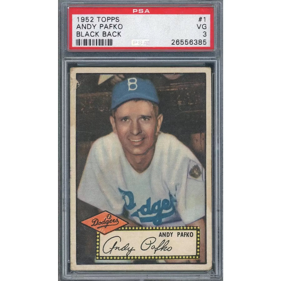1952 Topps #1 Andy Pafko Baseball Card | PSA 3