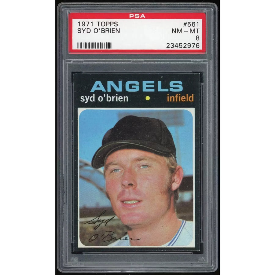 Syd O'Brien 1971 Topps #561 Baseball Card | PSA 8