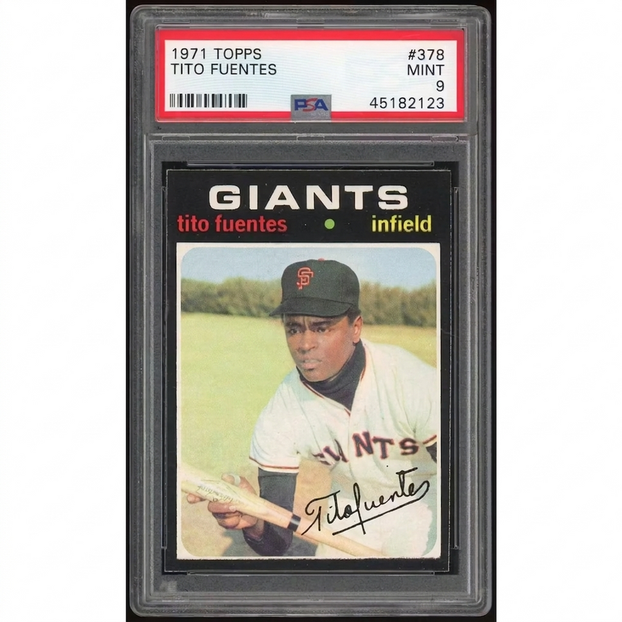 Tito Fuentes 1971 Topps #378 Baseball Card | PSA 9
