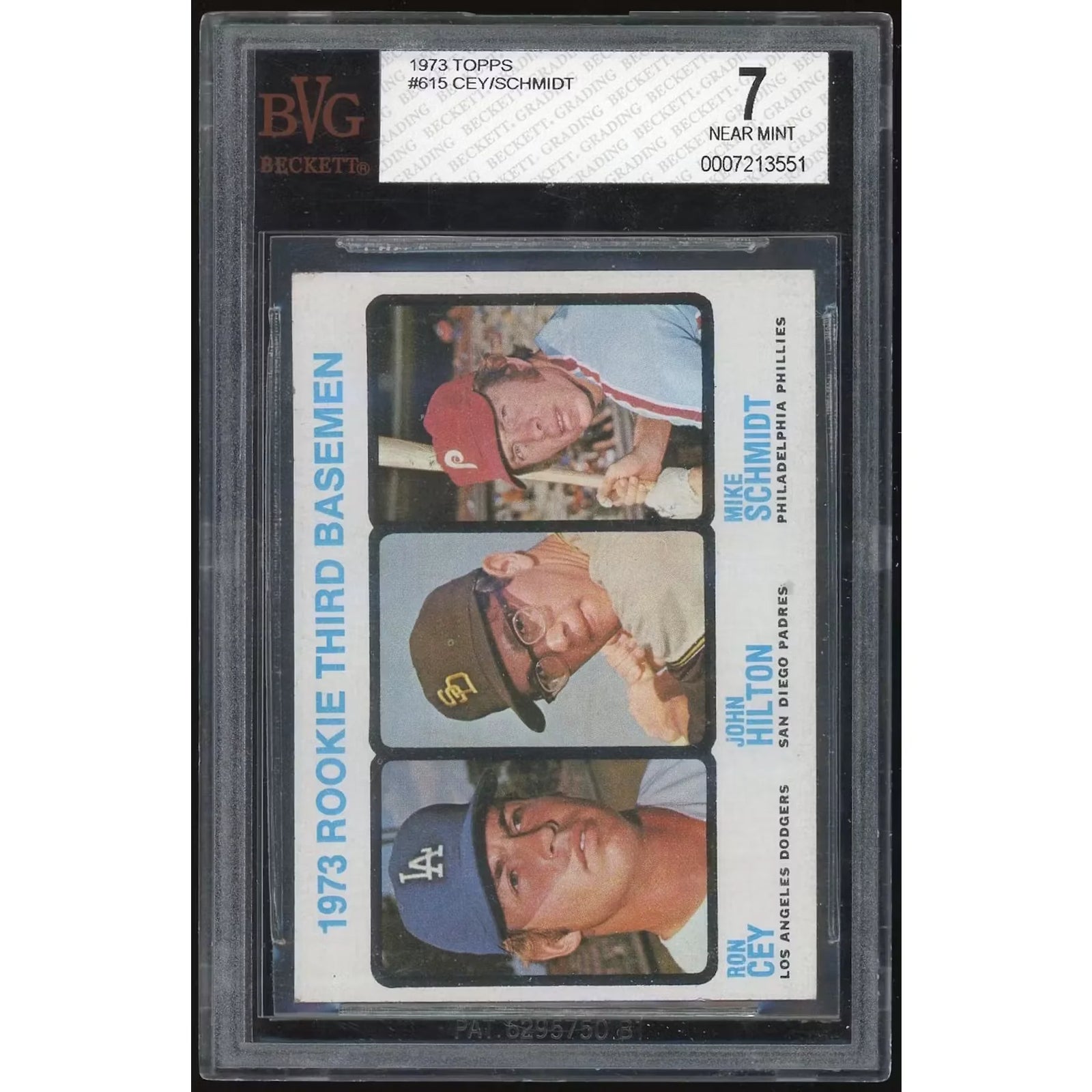1973 Topps #615 Mike Schmidt Rookie Card | BVG 7