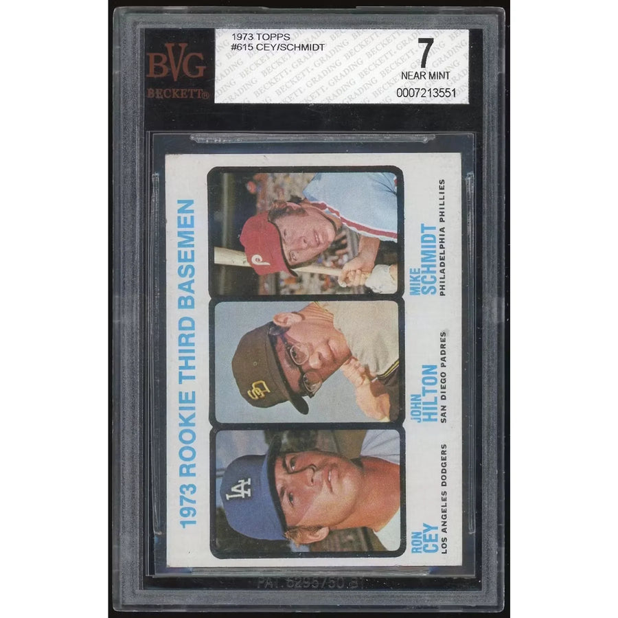 1973 Topps #615 Mike Schmidt Rookie Card | BVG 7
