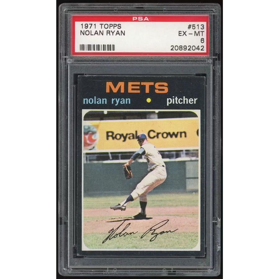 Nolan Ryan 1971 Topps #513 Baseball Card | PSA 6 2042