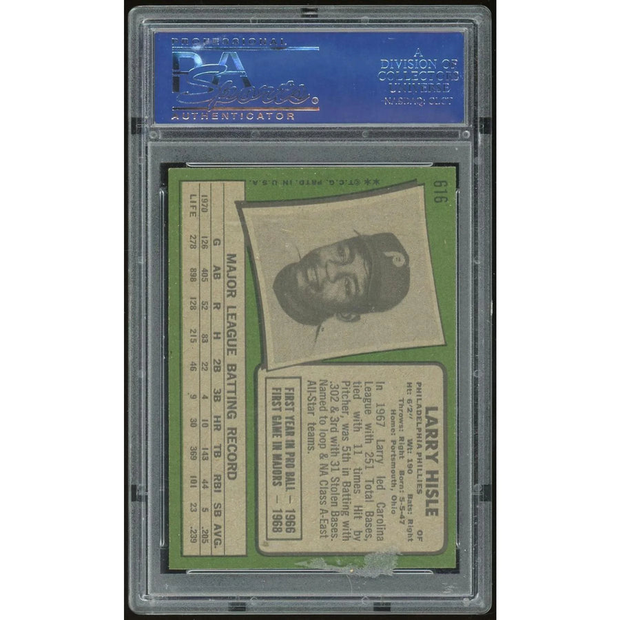 Larry Hisle 1971 Topps #616 Baseball Card | PSA 9