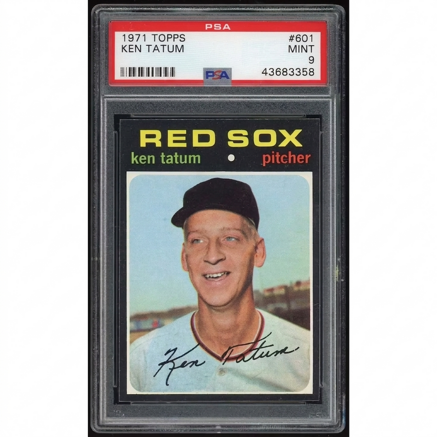 1971 Topps #601 Ken Tatum Baseball Card | PSA 9