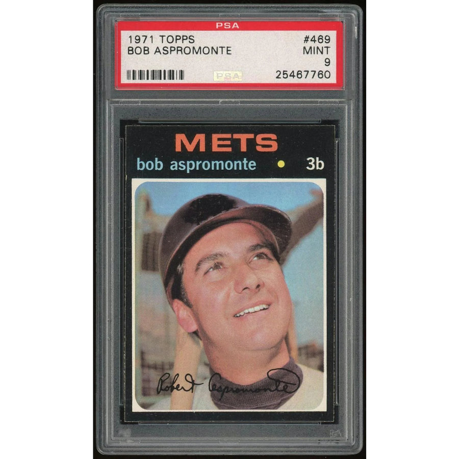 Bob Aspromonte 1971 Topps #469 Baseball Card | PSA 9