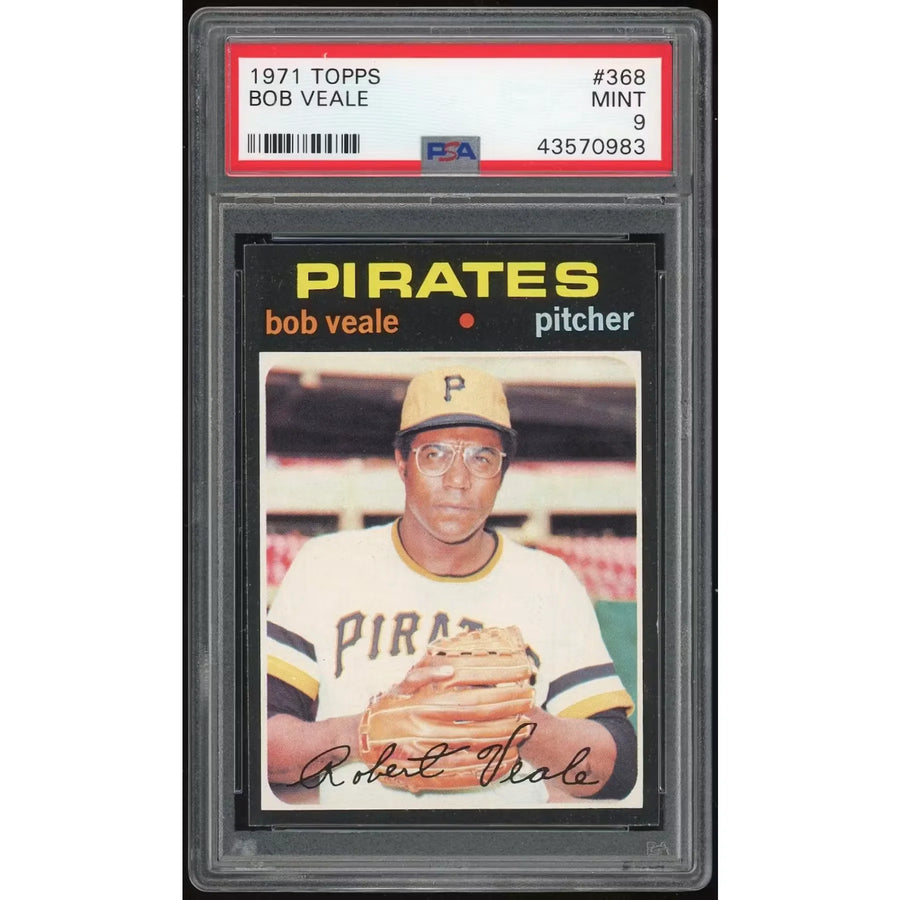 Bob Veale 1971 Topps #368 Baseball Card | PSA 9