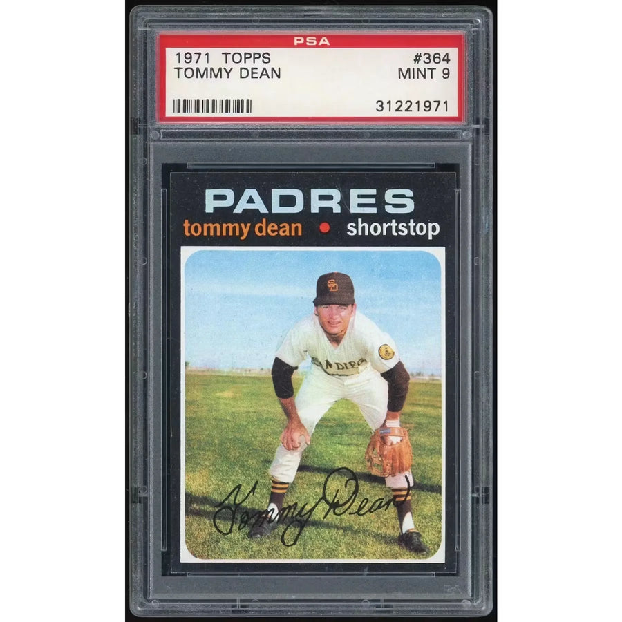 Tommy Dean 1971 Topps #364 Baseball Card | PSA 9