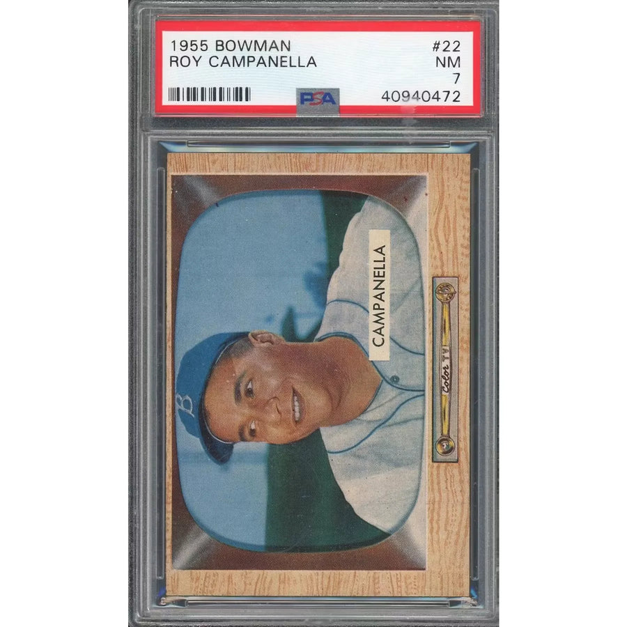 Roy Campanella 1955 Bowman #22 Baseball Card | PSA 7