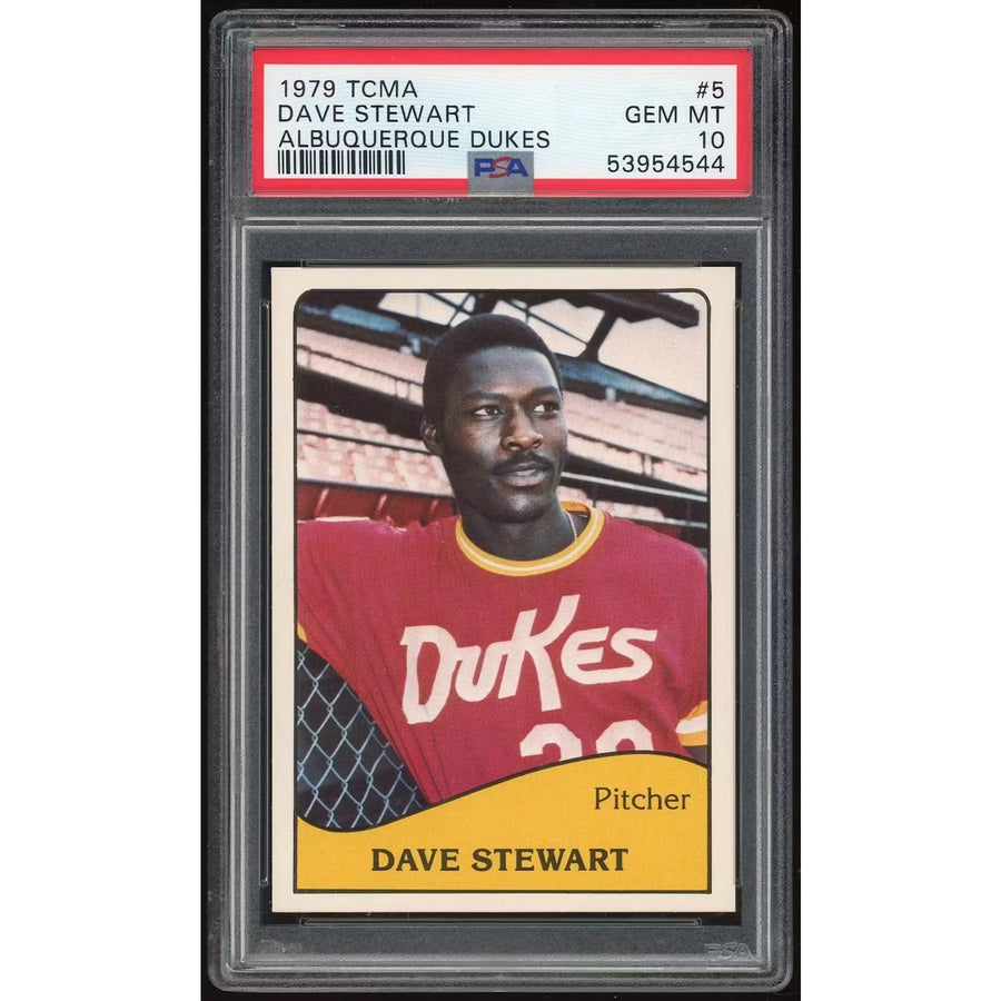 Dave Stewart 1979 TCMA Albuquerque Card #5 | PSA 10