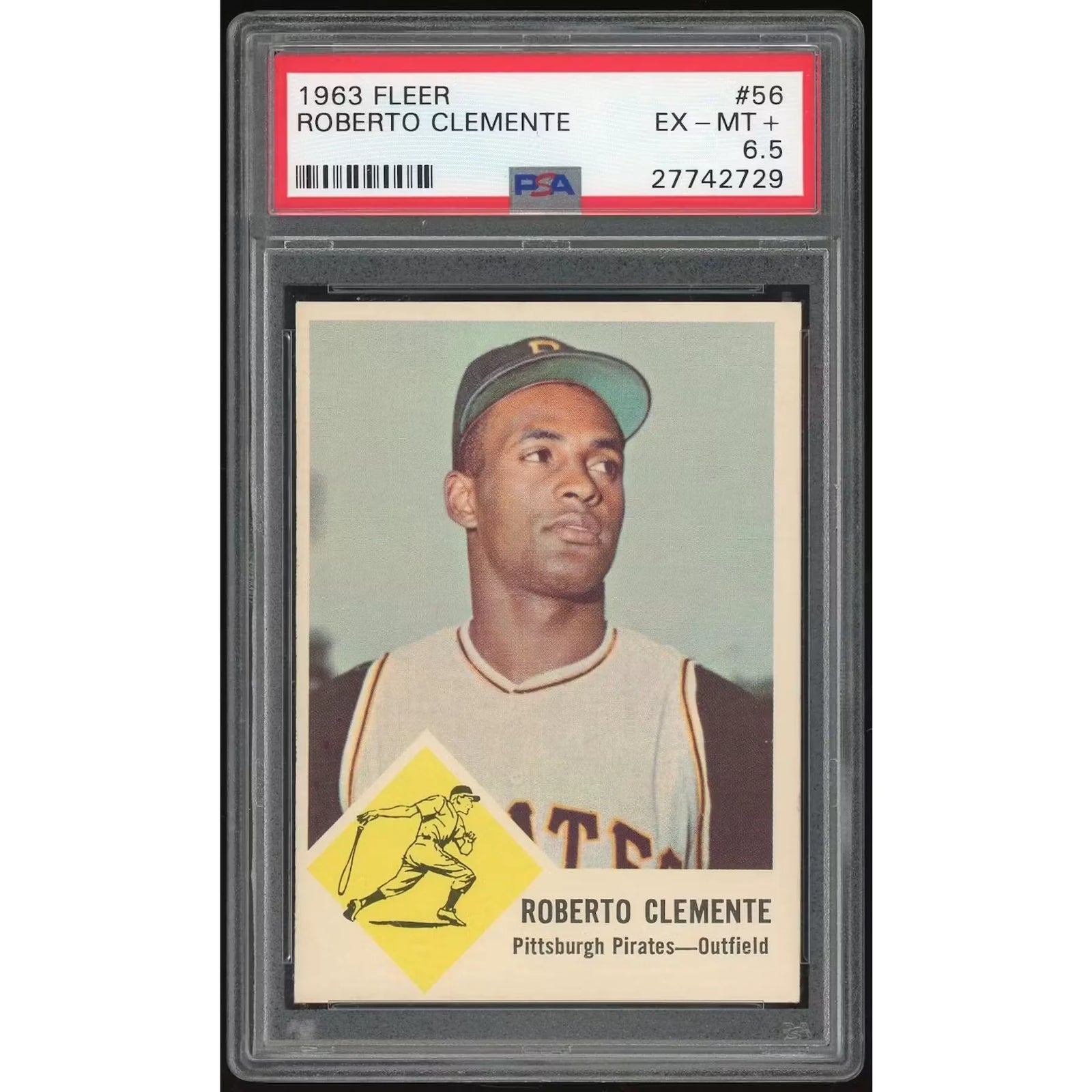 Roberto Clemente 1963 Fleer Card #56 | PSA 6.5