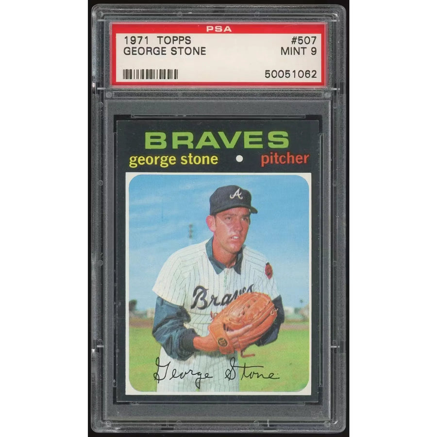 George Stone 1971 Topps #507 Baseball Card | PSA 9