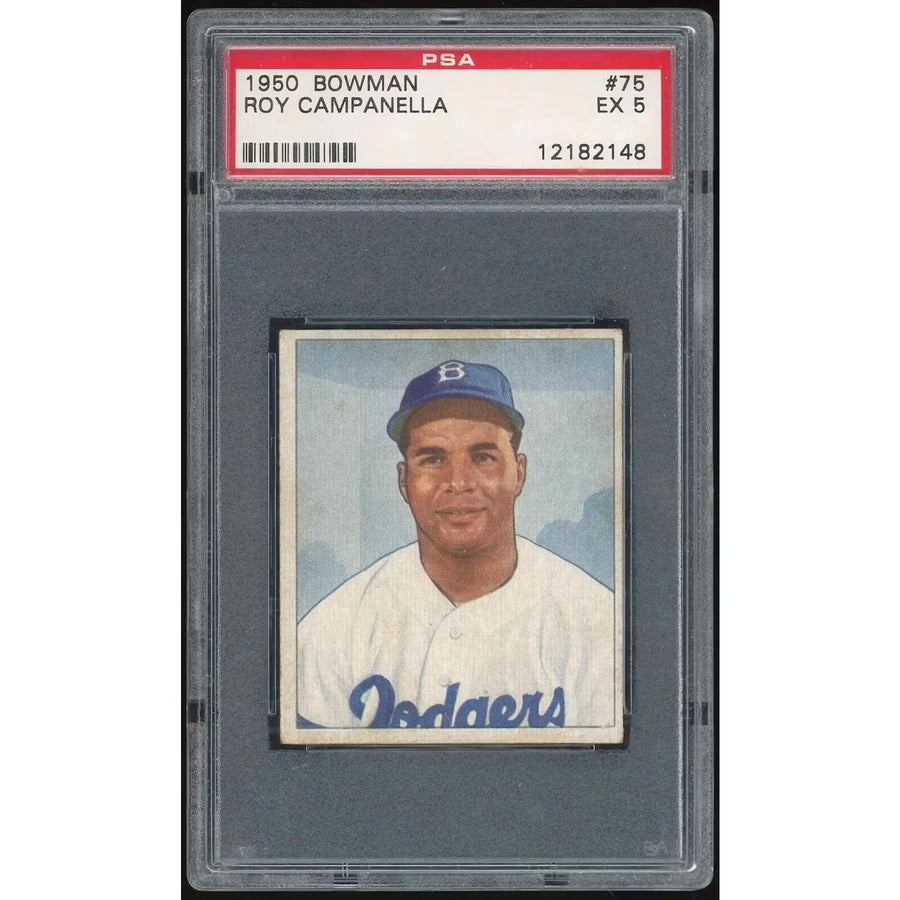Roy Campanella 1950 Bowman #75 Baseball Card | PSA 5
