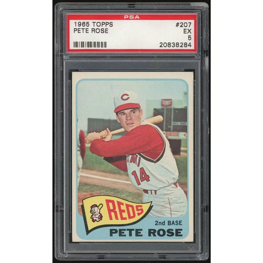 Pete Rose 1965 Topps #207 Baseball Card | PSA 5