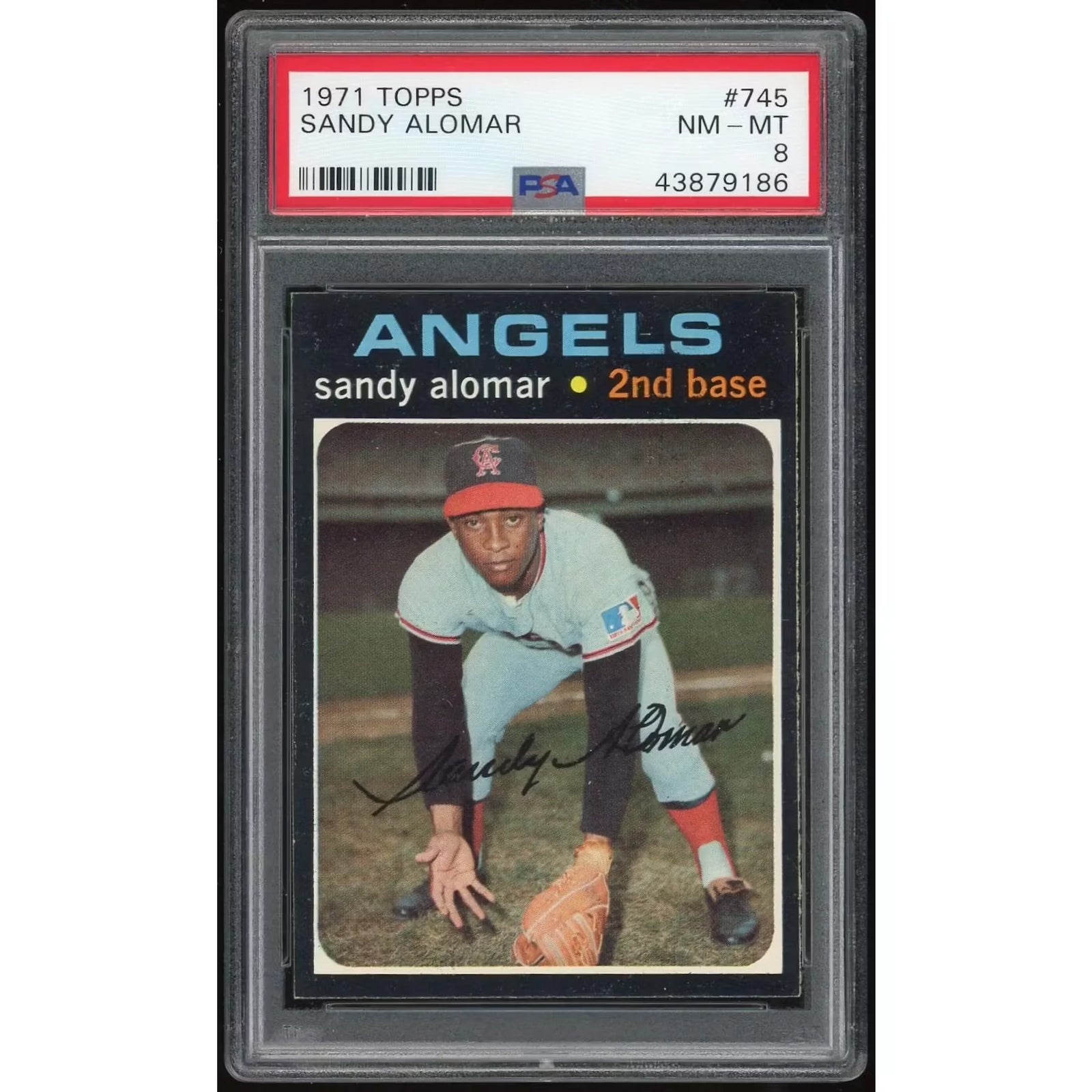 Sandy Alomar 1971 Topps #745 Card | PSA 8
