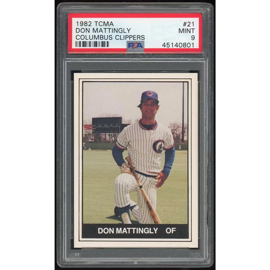 Don Mattingly 1982 TCMA Columbus #21 Card | PSA 9