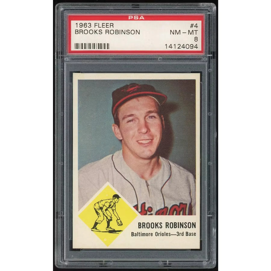 Brooks Robinson 1963 Fleer #4 | PSA 8