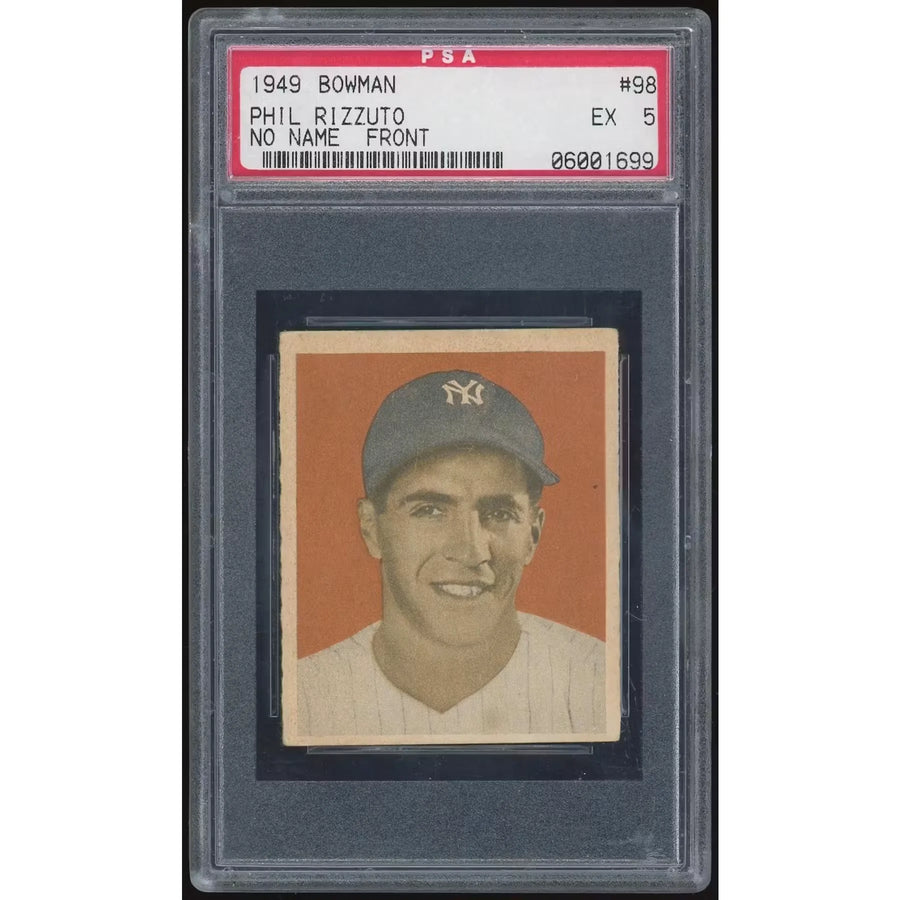 Phil Rizzuto 1949 Bowman #98 Baseball Card | PSA 5