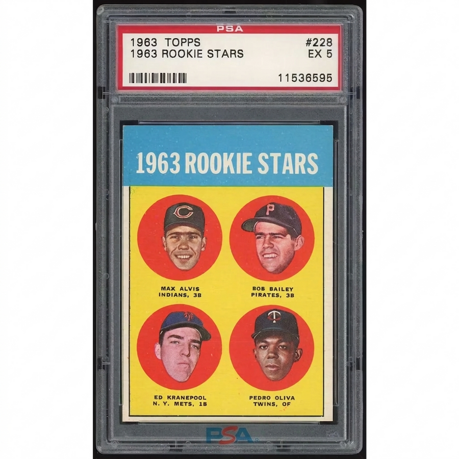 Tony Oliva 1963 Topps #228 Rookie Card | PSA 5