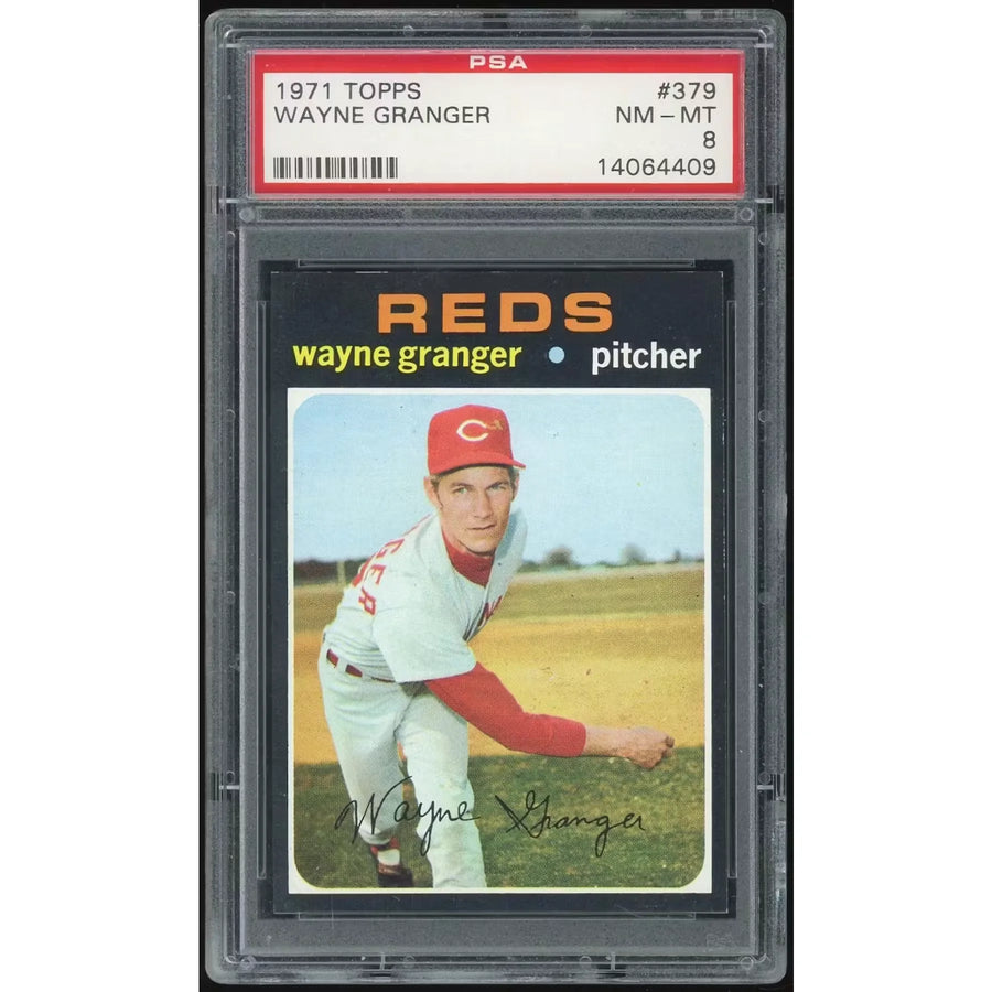 Wayne Granger 1971 Topps #379 Baseball Card | PSA 8