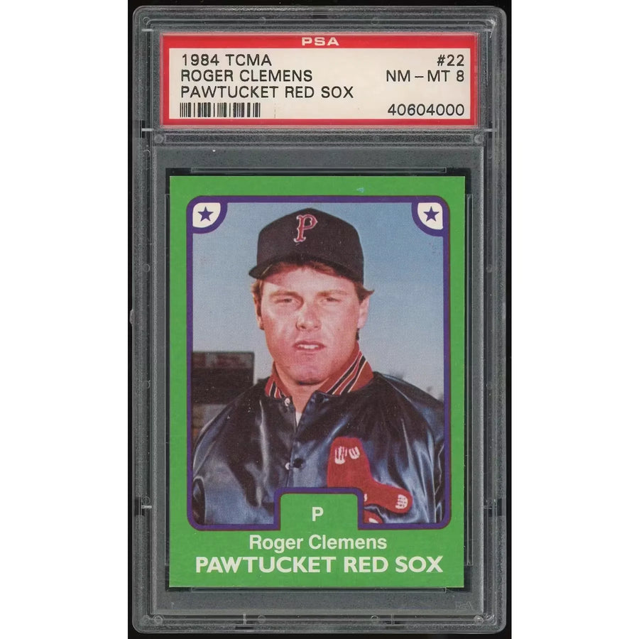 Roger Clemens 1984 TCMA Pawtucket #22 Card | PSA 8