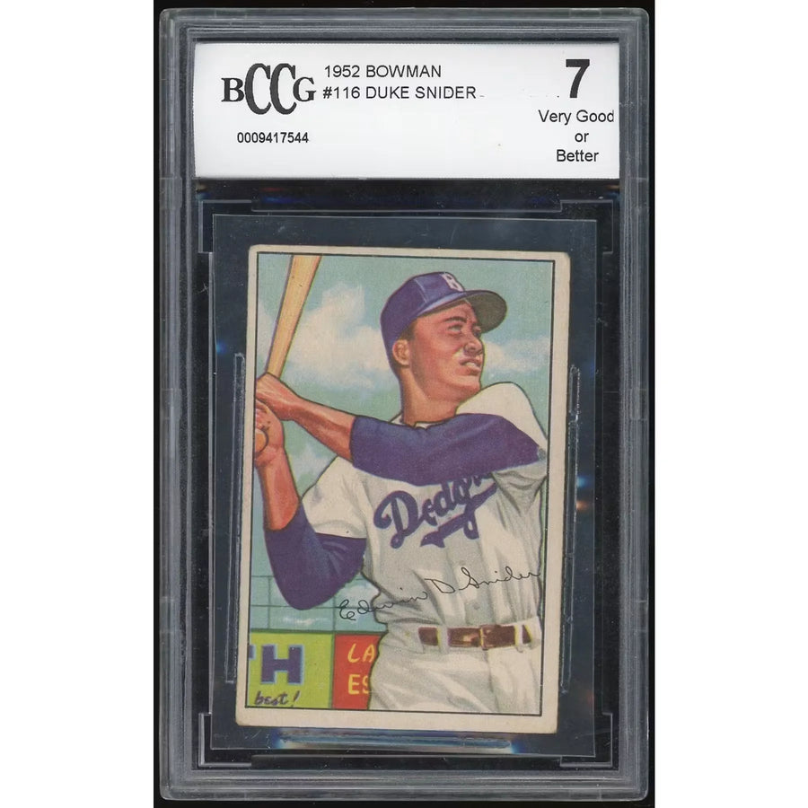 1952 Bowman #16 Duke Snider | BCCG 7