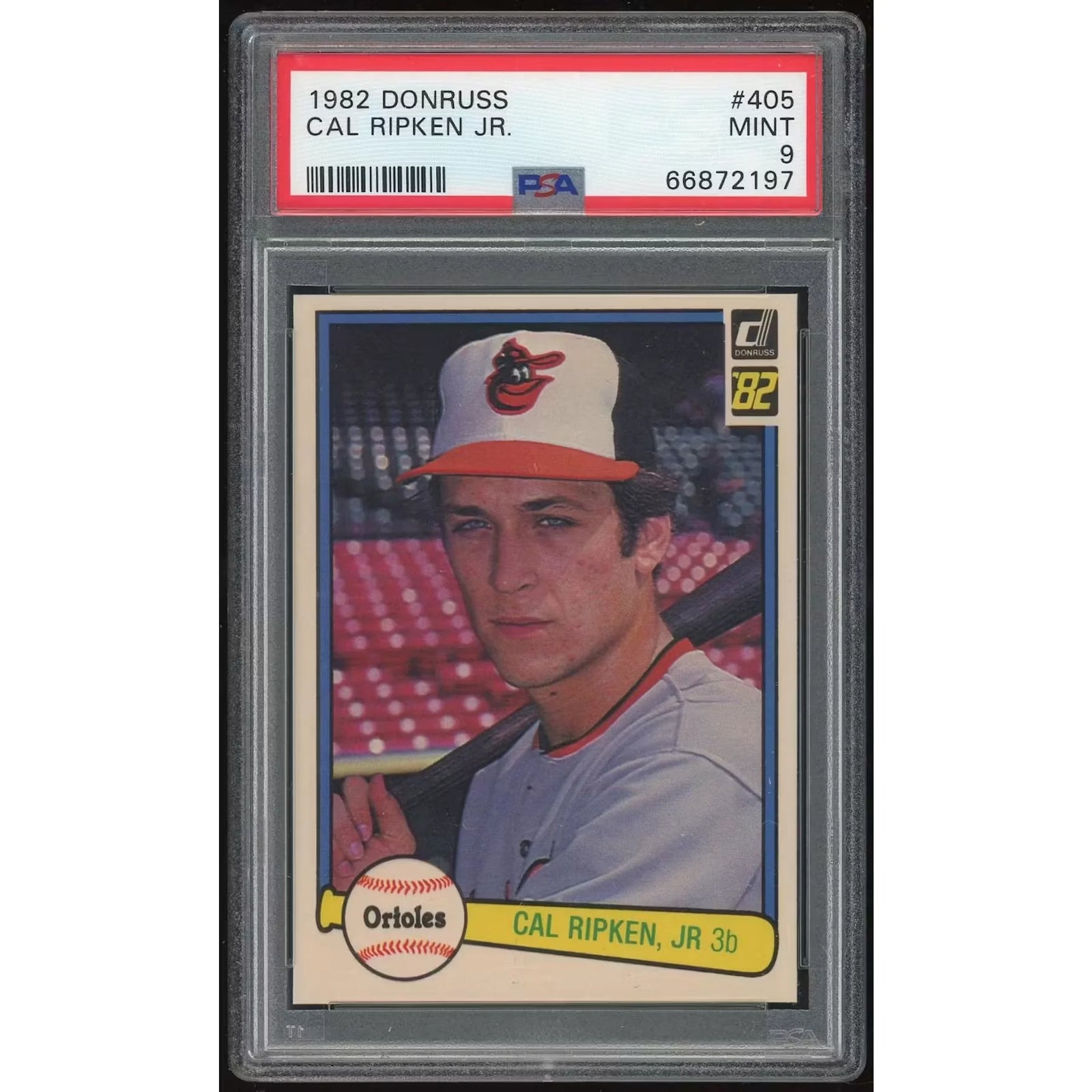 Cal Ripken Jr. 1982 Donruss #405 Rookie Card | PSA 9